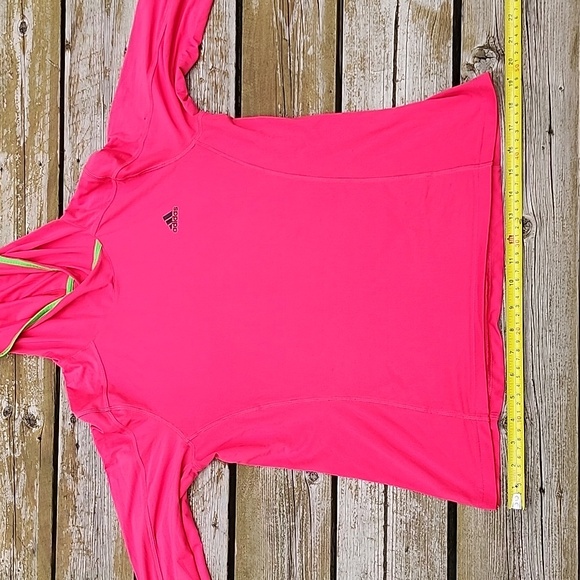 ADIDAS Climalite Medium  pink running shirt - Picture 7 of 11